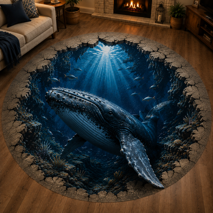 🌊 50% OFF Ocean Portal Illusion Rug™ - A Realistic 3D Ocean World Beneath Your Feet