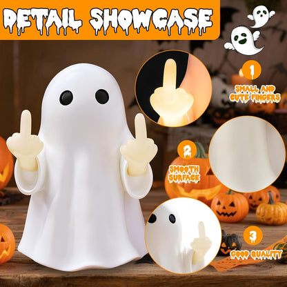 Middle Finger Ghost Wall Night Light Halloween Decor