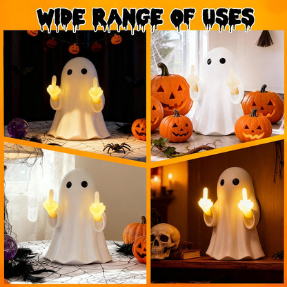 Middle Finger Ghost Wall Night Light Halloween Decor