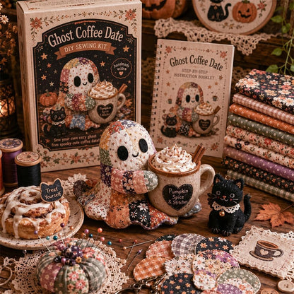 🎃🔥🔥🔥🔥50% Off Last Day - 👻Little Ghost’s Cozy Halloween DIY Patchwork Kit