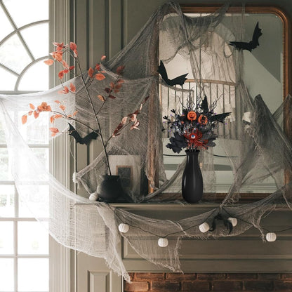 🎃Dark Gothic Halloween Stems – Perfect for Centerpieces, Mantels & Vases