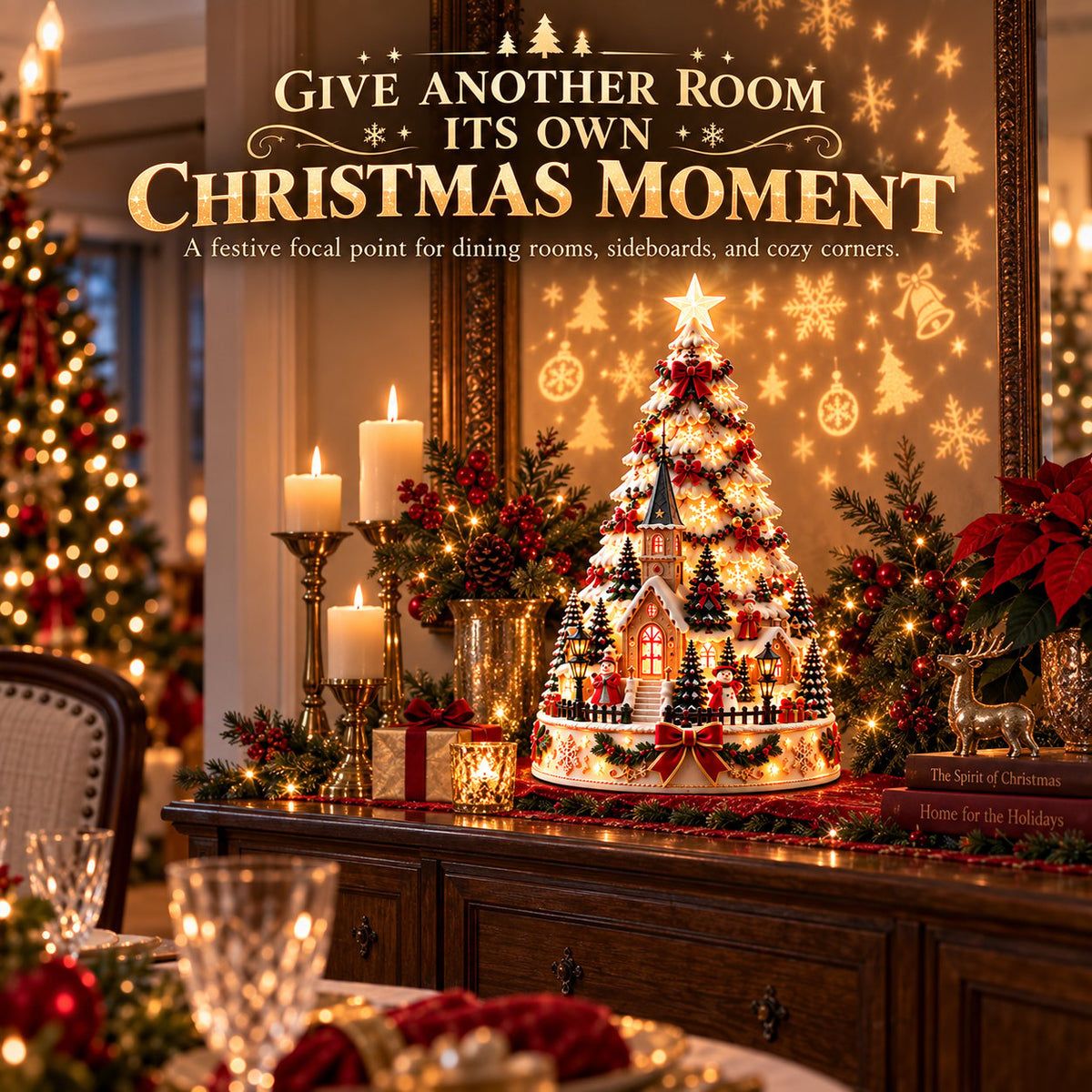 💯 60,000+ Sold - 🎄MerryRealm™ Christmas Village Lightscape Tree