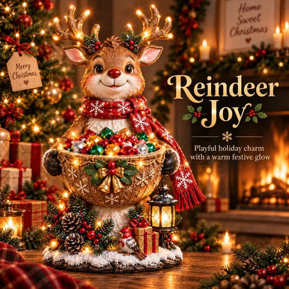 🎄✨ Light-Up Christmas Treat Holder – 5 Festive Designs for Candy, Holiday Parties & Home Decor