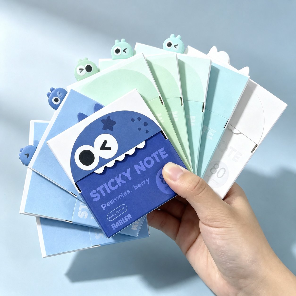 Cute Monster Pull-out Sticky Notes