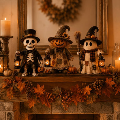 🔥Last Day 49% OFF -👻Cute & Spooky Halloween Mantel Décor Collection