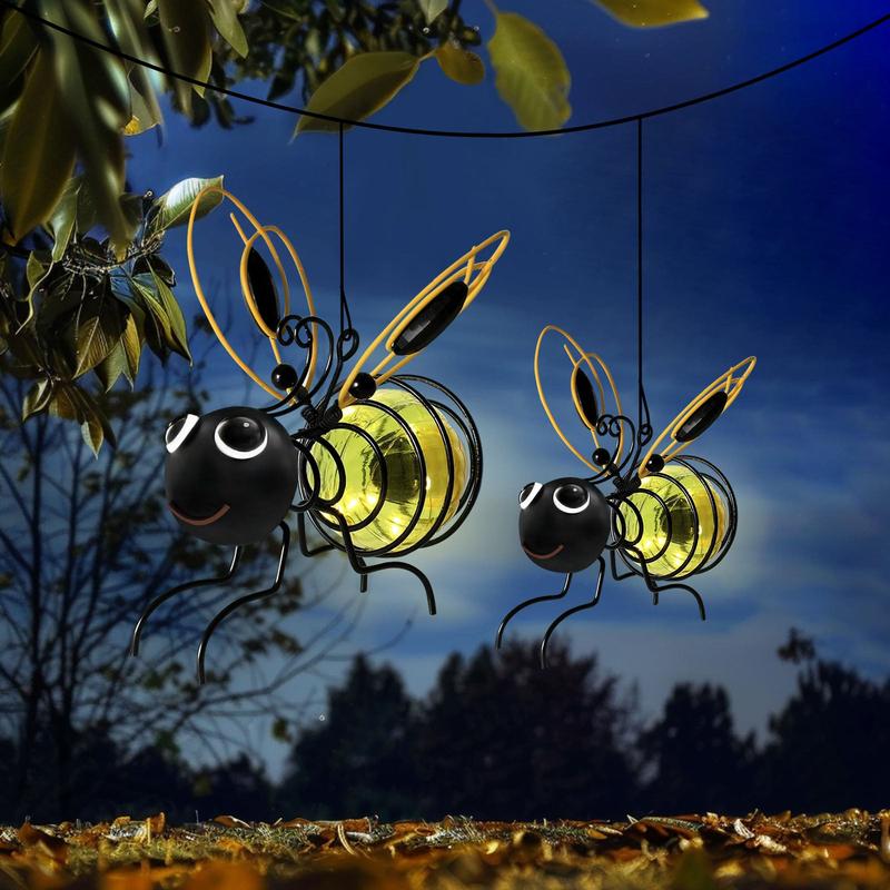 ✨Diese Woche zum Sonderpreis💥 – Solar-Bienen-Hängeleuchte für den Außenbereich