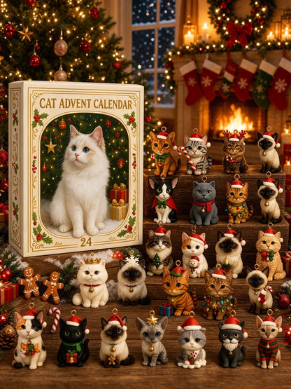 🎄💥Advent Calendar 2026 Cat Advent Calendar - Giftfor Adults Friends CatOwners and Lovers Christmas Holiday Countdown Gift