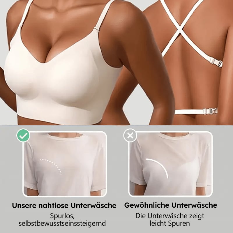 🔥 Kabelloser, rückenfreier Damen-BH in Unifarben