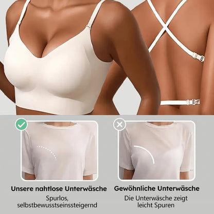 🔥 Kabelloser, rückenfreier Damen-BH in Unifarben