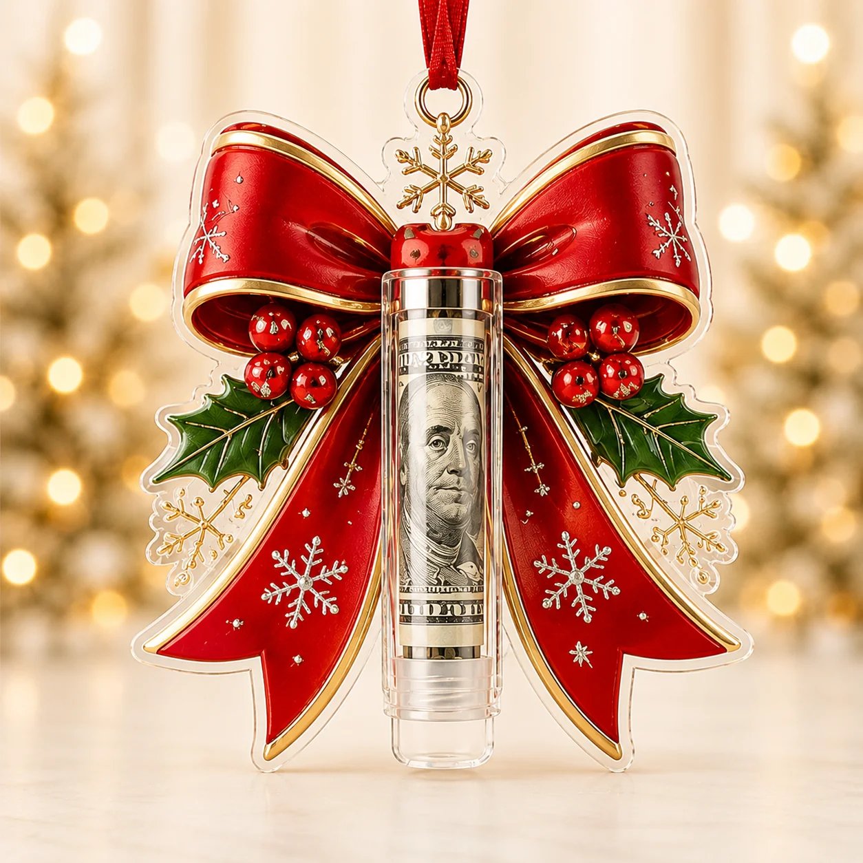 🎁💵 Christmas Cash Holder Ornament — Turn Cash Into a Christmas Surprise