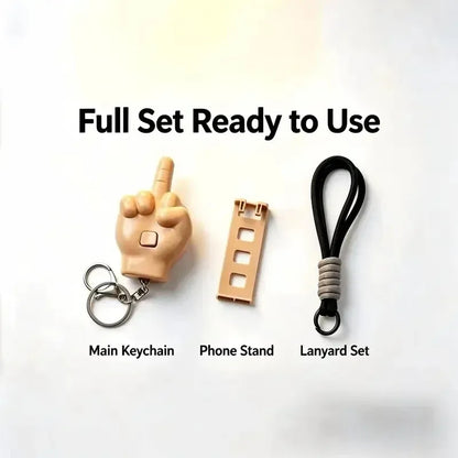 🎁LAST DAY 49% OFF🖕 - Retractable Middle Finger Prank Pendant