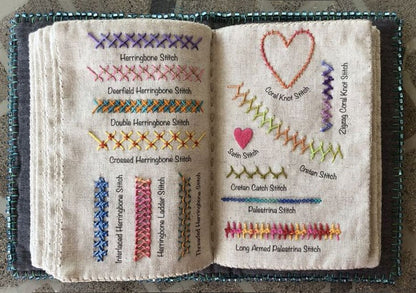 ❤️Beginner-Friendly🪡Stitch Book 📖with 143 different stitches