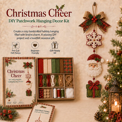 🔥Last Day BUY 3 GET 1 FREE✨ DIY Patchwork Hanging Decor Kit | A Heartfelt Handmade Decoration Full of Love & Memories