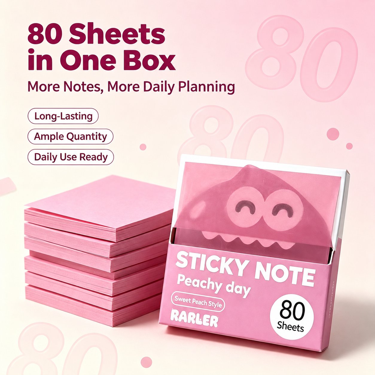 Cute Monster Pull-out Sticky Notes