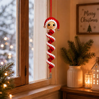 🔥Last Day 50% OFF - 🎅🌲Crochet Snowman Spiral Oranment DIY Kit