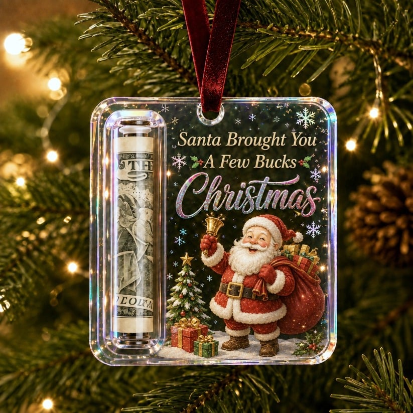 🎄💵Christmas Cash Gift Ornament- Make Cash Feel Like A Real Christmas Gift