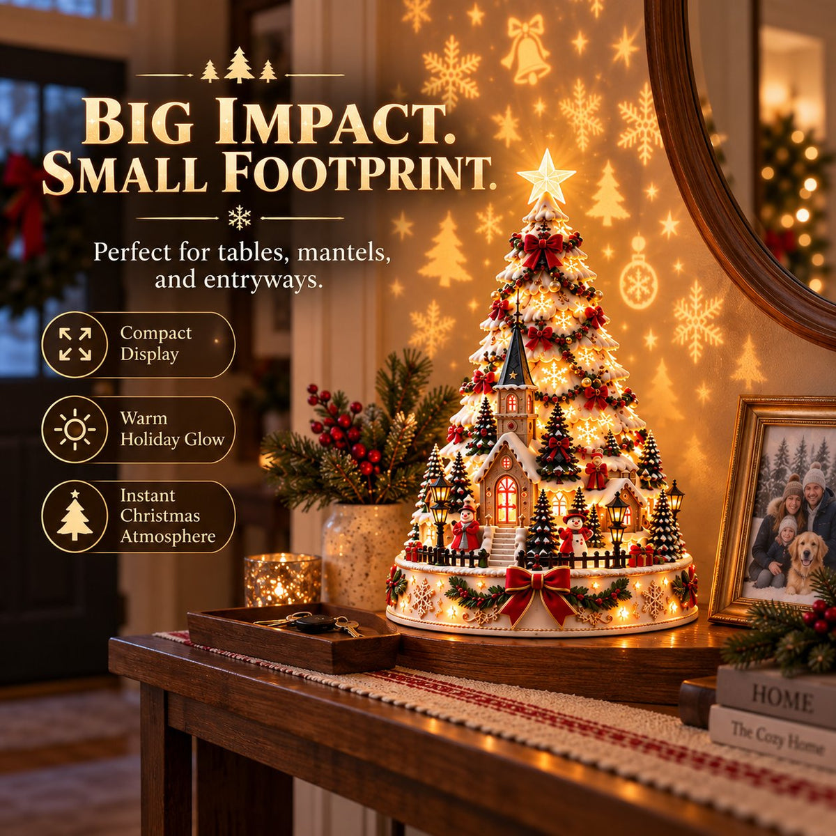 💯 60,000+ Sold - 🎄MerryRealm™ Christmas Village Lightscape Tree