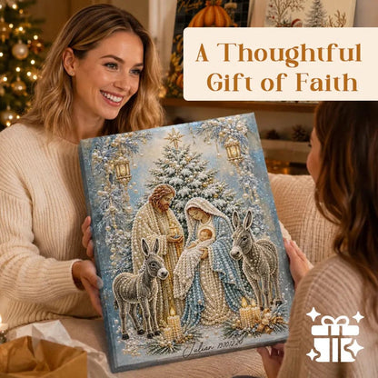 ✝️💎Nativity Scene Diamond Painting Kit | Jesus Christ Christmas Faith Art Decor🙏
