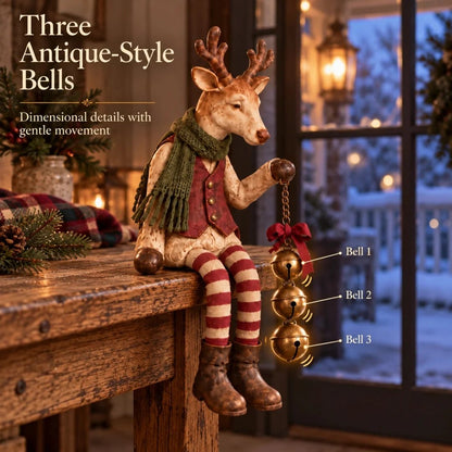 🤎Vintage Old Reindeer Shelf Sitter