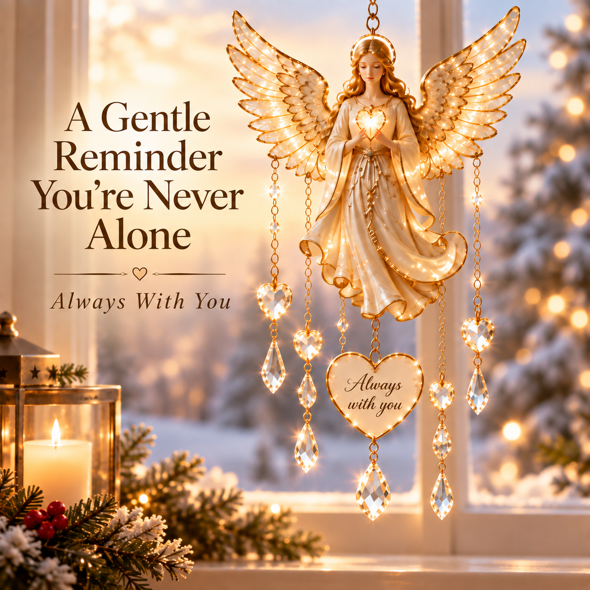 🎄 Always With You Lighted Guardian Angel