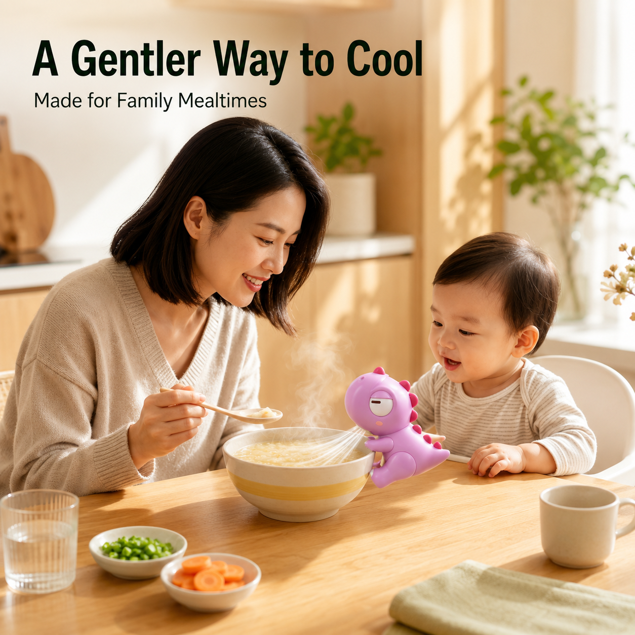 🔥55% OFF Hot Sale 🥣 Clip On Food Cooling Fan 🌬️