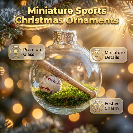 🎁Limited release-🌲Christmas Gift--⚾Sports Holiday Ornament
