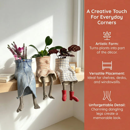🪴✨Creative Sitting Planter Collection