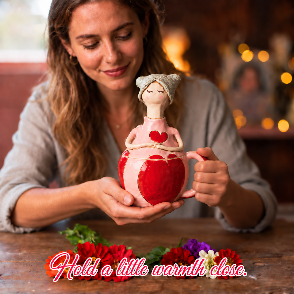 💖 Handmade Fairies 2-in-1 Storage Jar & Mug
