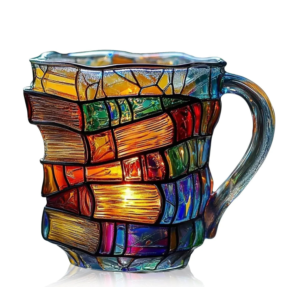 Painted Book Mug Style B