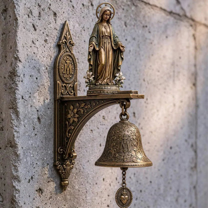 🔥HOT SALE🔥🙏 Our Lady of Grace Wall Bell – A Gift of Faith, Grace & Love 🔔