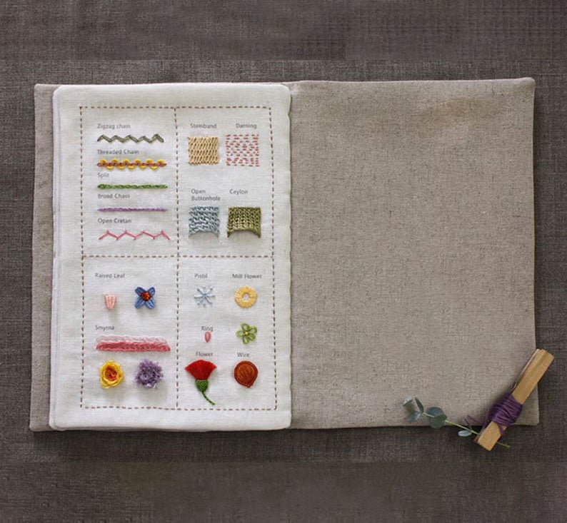 ❤️Beginner-Friendly🪡Stitch Book 📖with 143 different stitches