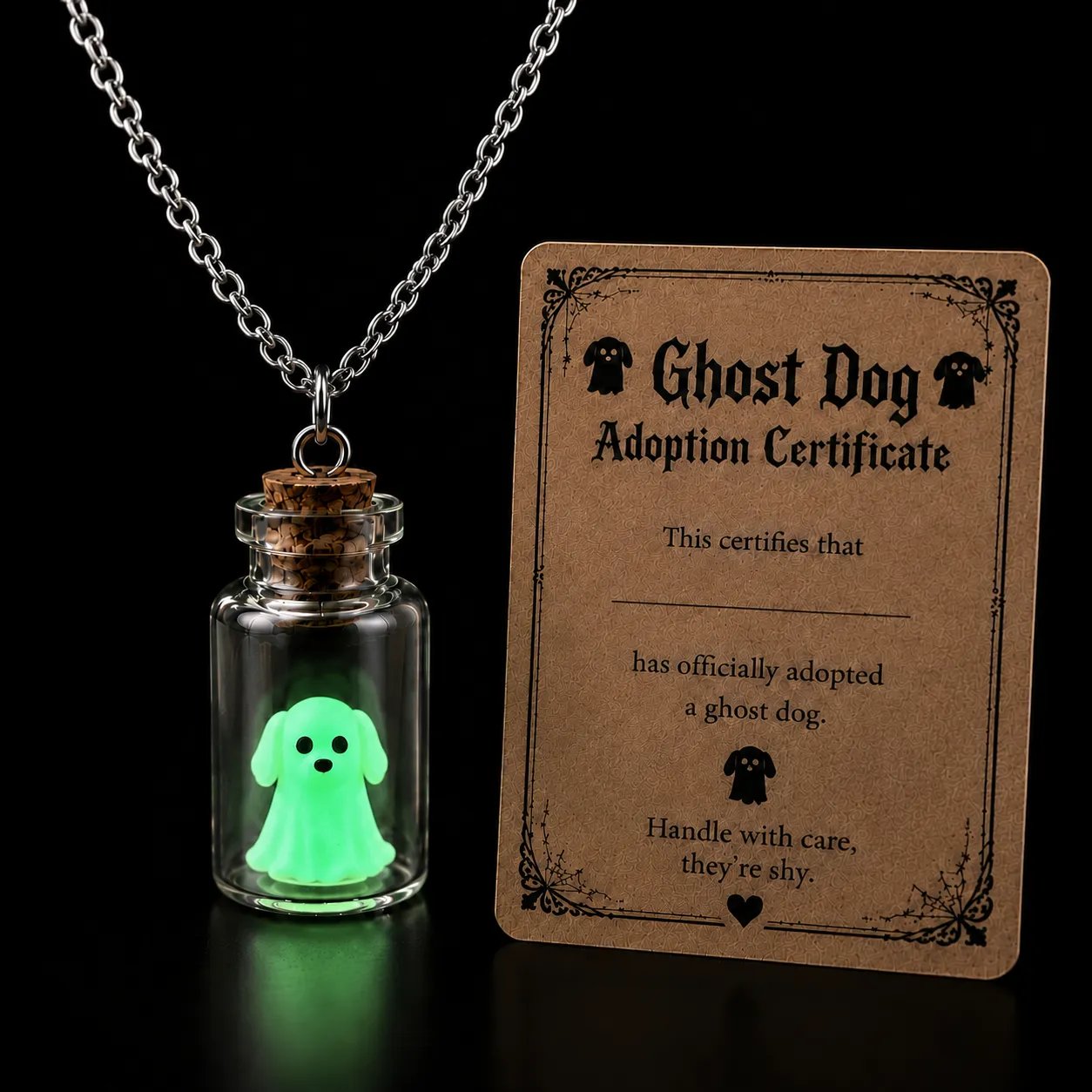 🔥 Last Day 49% OFF-Ghost Adoption Necklace