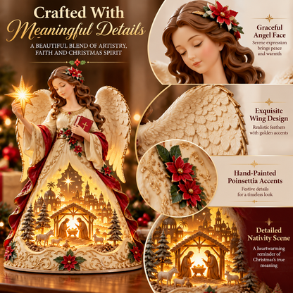 👼🪽Last Day 50% OFF ✨ Christmas Angel Nativity Light – Bring The True Meaning Of Christmas Home