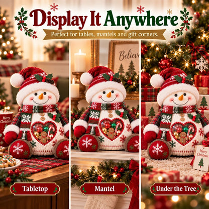⏰LAST DAY 50% OFF 💯🎅 Refillable Christmas Figurine Treat Holder 🍬
