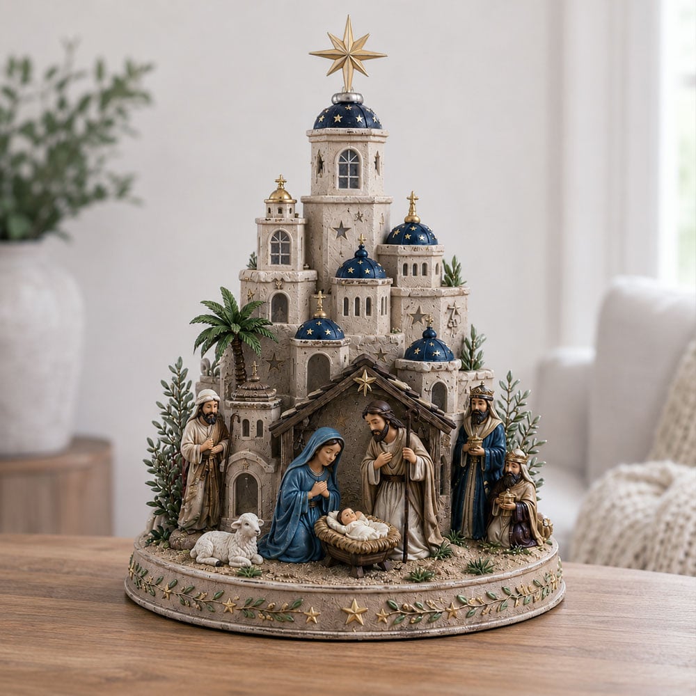 🔥 Today Only: Get 49% Off ✨ Bethlehem Nativity Church Light Tower