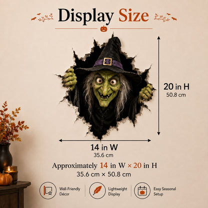 🔥 Last Day 50% OFF - 🎃Halloween Break-In 3D Wall Decals