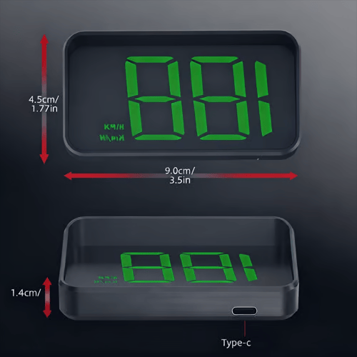 🚗Car Head-Up Display with GPS