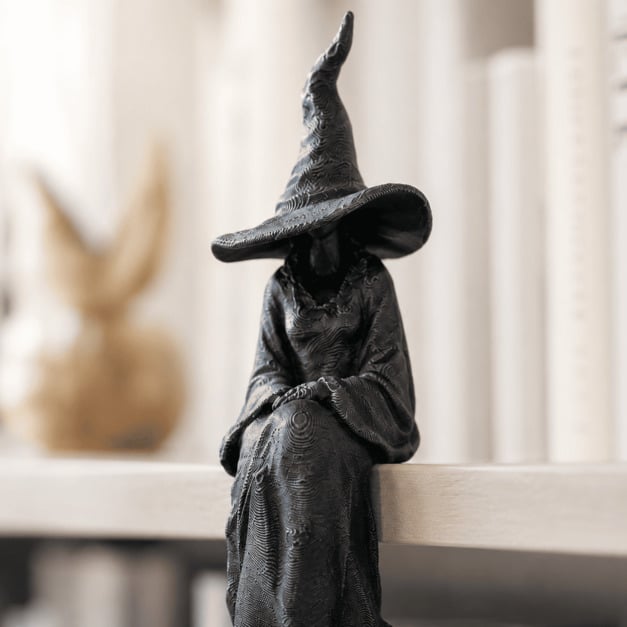 🔥Last Day 50% OFF 🧙‍♀️Mysterious Perched Bookshelf Figurine