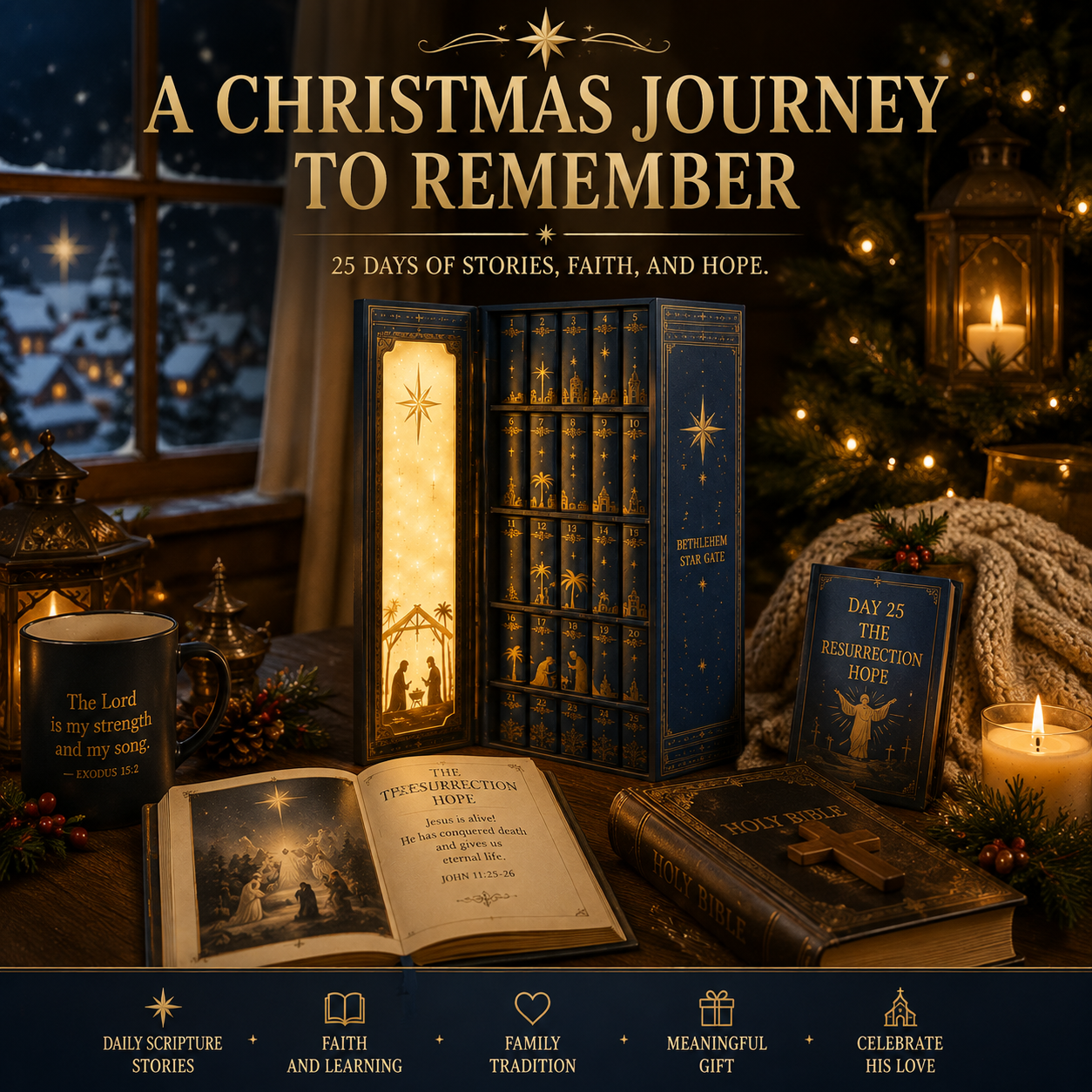 🔥Last Day 50% OFF⭐Bethlehem Star Gate Mini Book📖