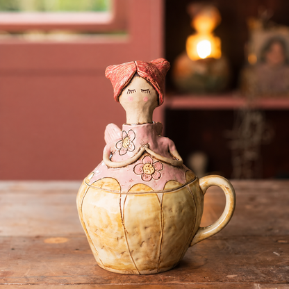 💖 Handmade Fairies 2-in-1 Storage Jar & Mug