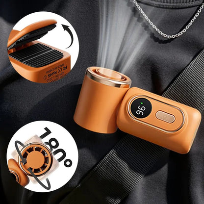 🌬️New Arrival 50% OFF🌬️ Mini Portable Handheld Clip Fan – 3-in-1 Rechargeable 3000mAh Battery 🔋