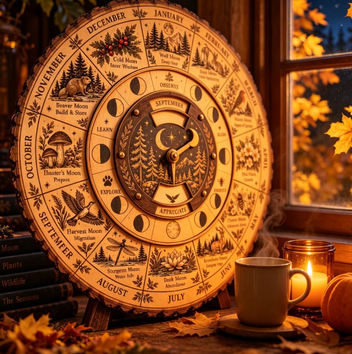 🔥Last Day 49% OFF - 🌙🌲Moon & Nature Observation Wheel🌕(📦Buy 2 Free Shipping)