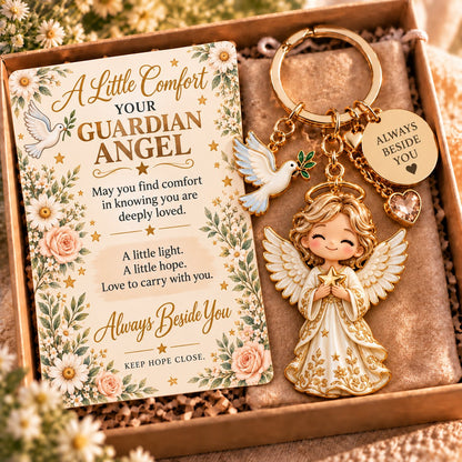 🔥LAST DAY 50% OFF-Emotional Support Jesus Keychain | Always With You Gift Set with Message Card