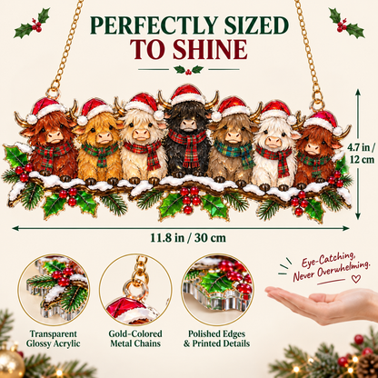 ✨ Whimsical Christmas Window Suncatchers – 11 Whimsical Stained-Glass Window Designs🎄