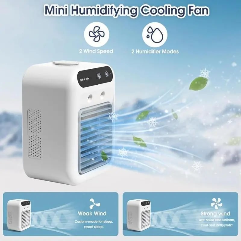 🎁Last Day 49% OFF❄️Mini Portable Air Conditioner with Cooling and Humidification Function