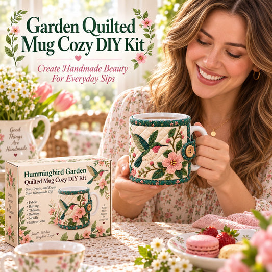 Garden Quilted Mug Cozy DIY Kit