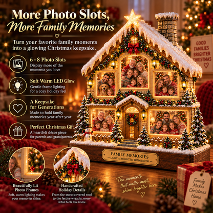 ✨ Last Day 49% OFF-🎁Home Sweet Home Memory Lamp – Illuminated Family Photo Christmas Keepsake Decor❤️