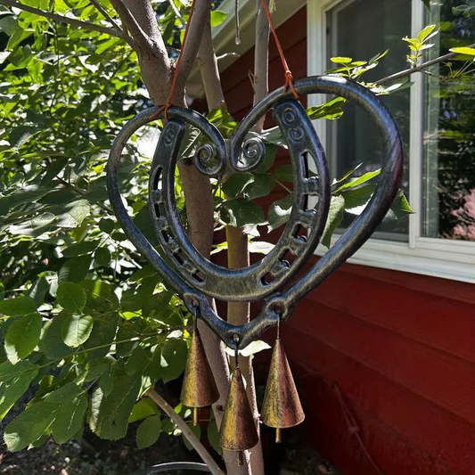The Horseshoe Heart Wind Chime ❤🐎