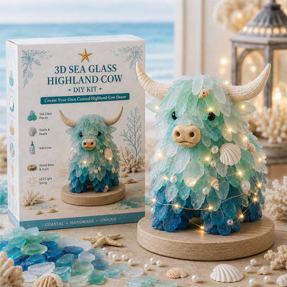 🌊✨ DIY 3D Sea Glass Art Kit – Coastal & Christmas Collection