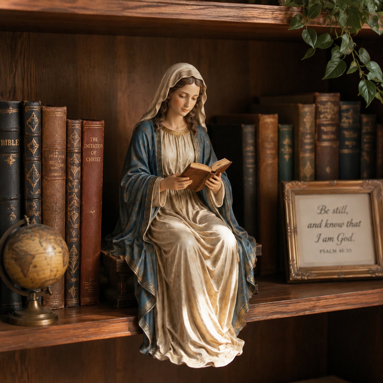 📚🕊️ Bring Divine Peace to Your Library. Virgin Mary Reading Figure — 49% OFF Today